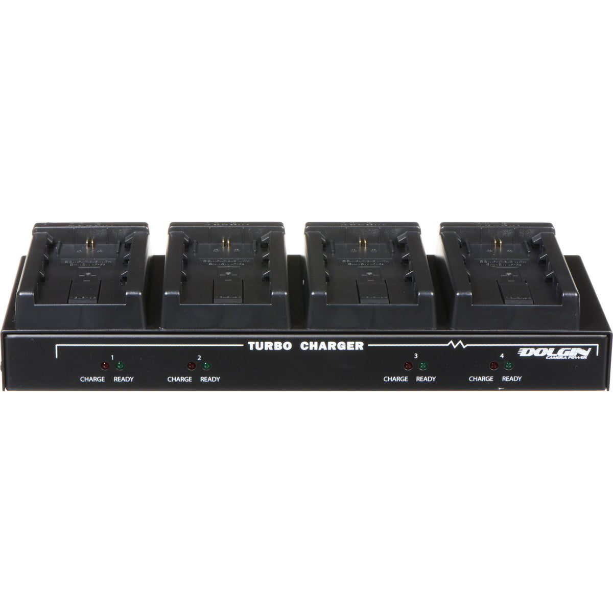 Cargador Dolgin Engineering TC40-DSLR-C Four Position para Canon LP-E6 Series - vista frontal