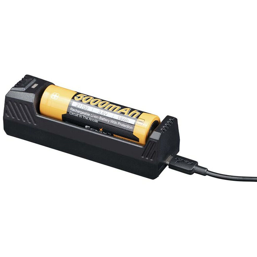 Cargador Fenix Flashlight ARE-X1 V2.0 Single-Channel Smart - vista lateral