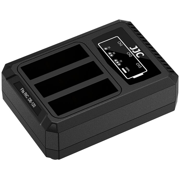 Cargador JJC Multi- para Ricoh DB-120 - contenido de la caja