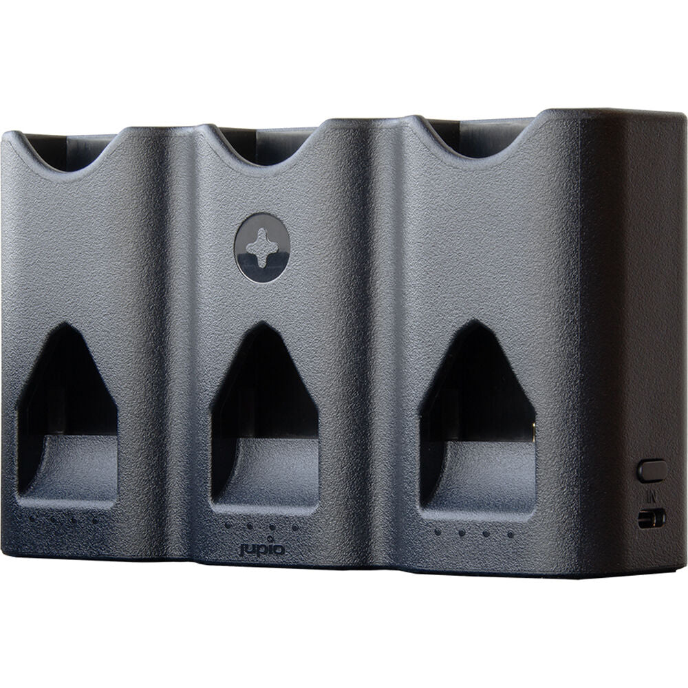 Cargador Jupio Tri-Charge Air3 para Canon LP-E6 - vista frontal