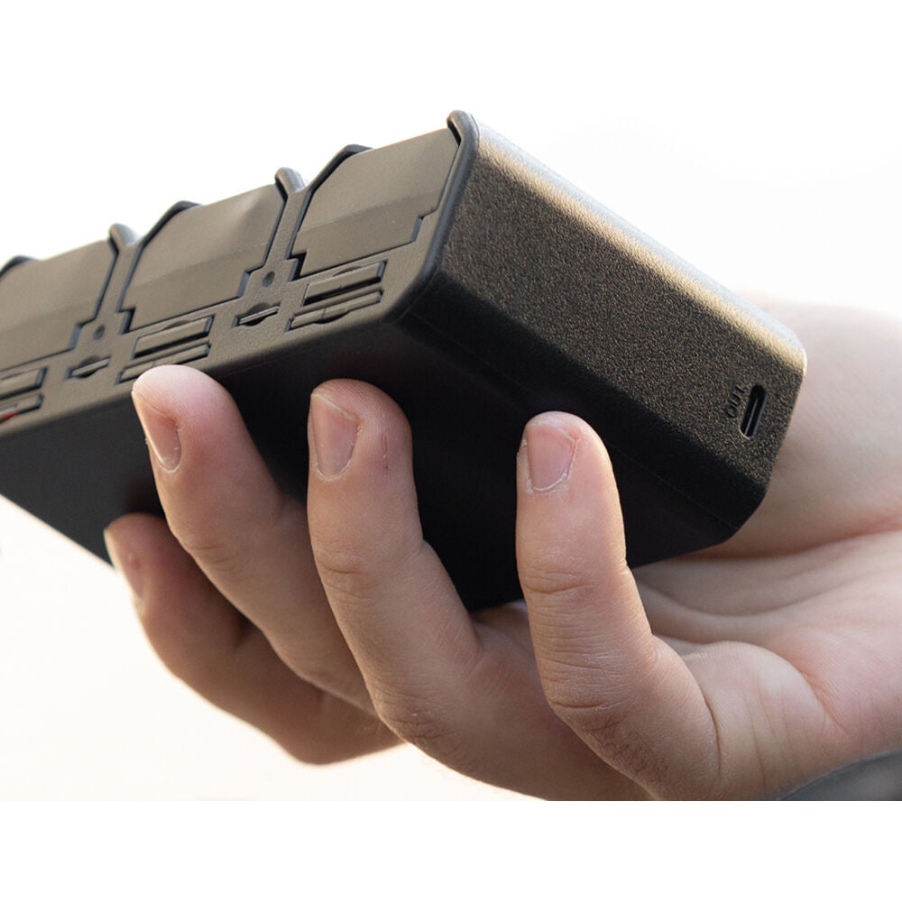 Cargador Jupio Tri-Charge para Panasonic DMW-BLK22 - contenido de la caja