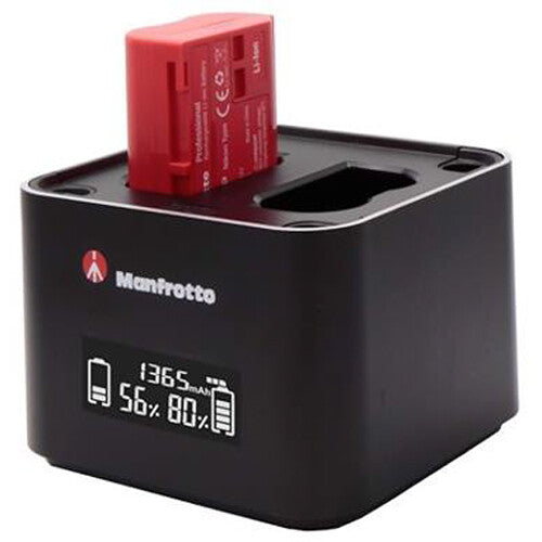 Cargador Manfrotto ProCUBE 3 Professional Twin para Select Nikon - vista principal