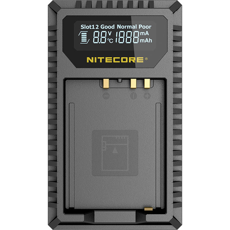 Cargador Nitecore FX1 Dual-Slot USB Travel para FUJIFILM NP-W126 & NP-W126S - vista principal