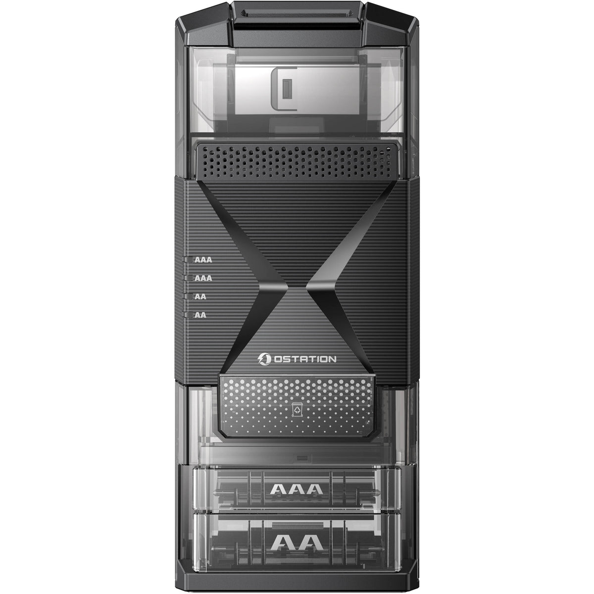 Cargador Olight Ostation 2 AA /AAA Automatic - vista trasera