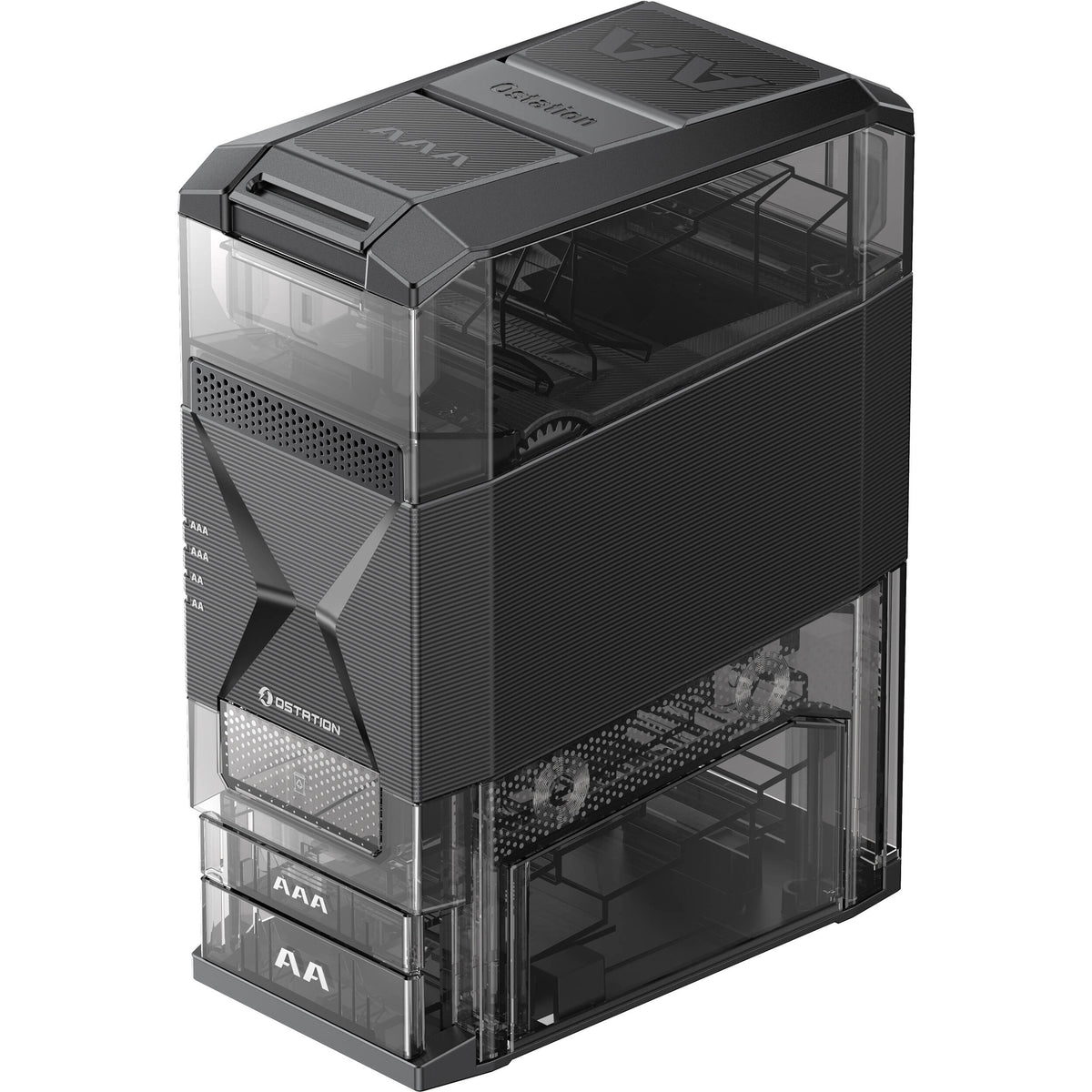 Cargador Olight Ostation 2 AA /AAA Automatic - contenido de la caja