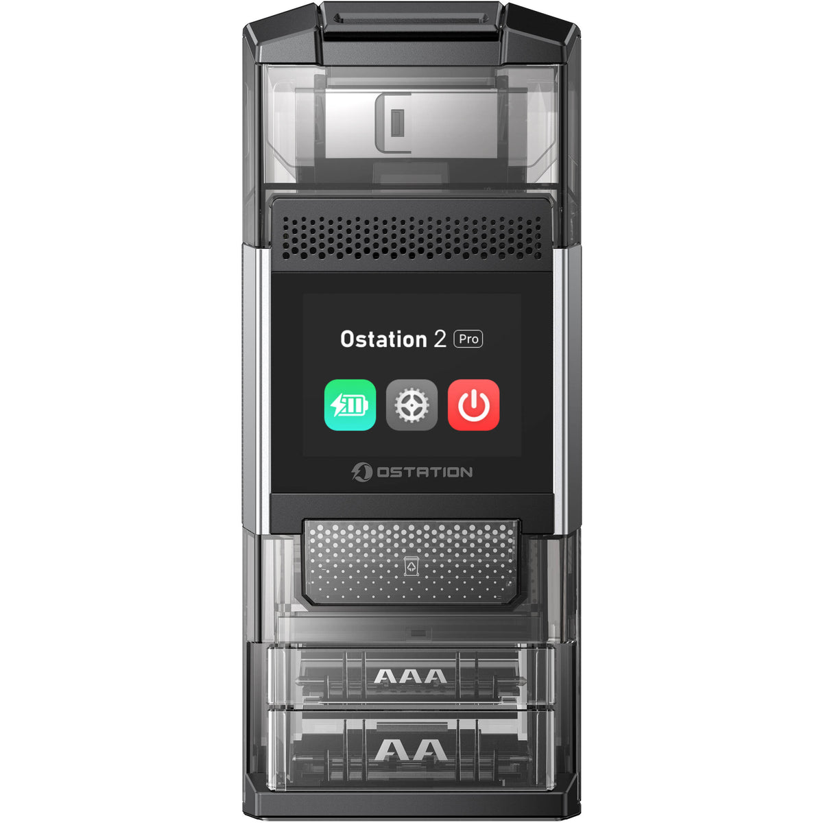 Cargador Olight Ostation 2 Pro AA /AAA Automatic - vista trasera