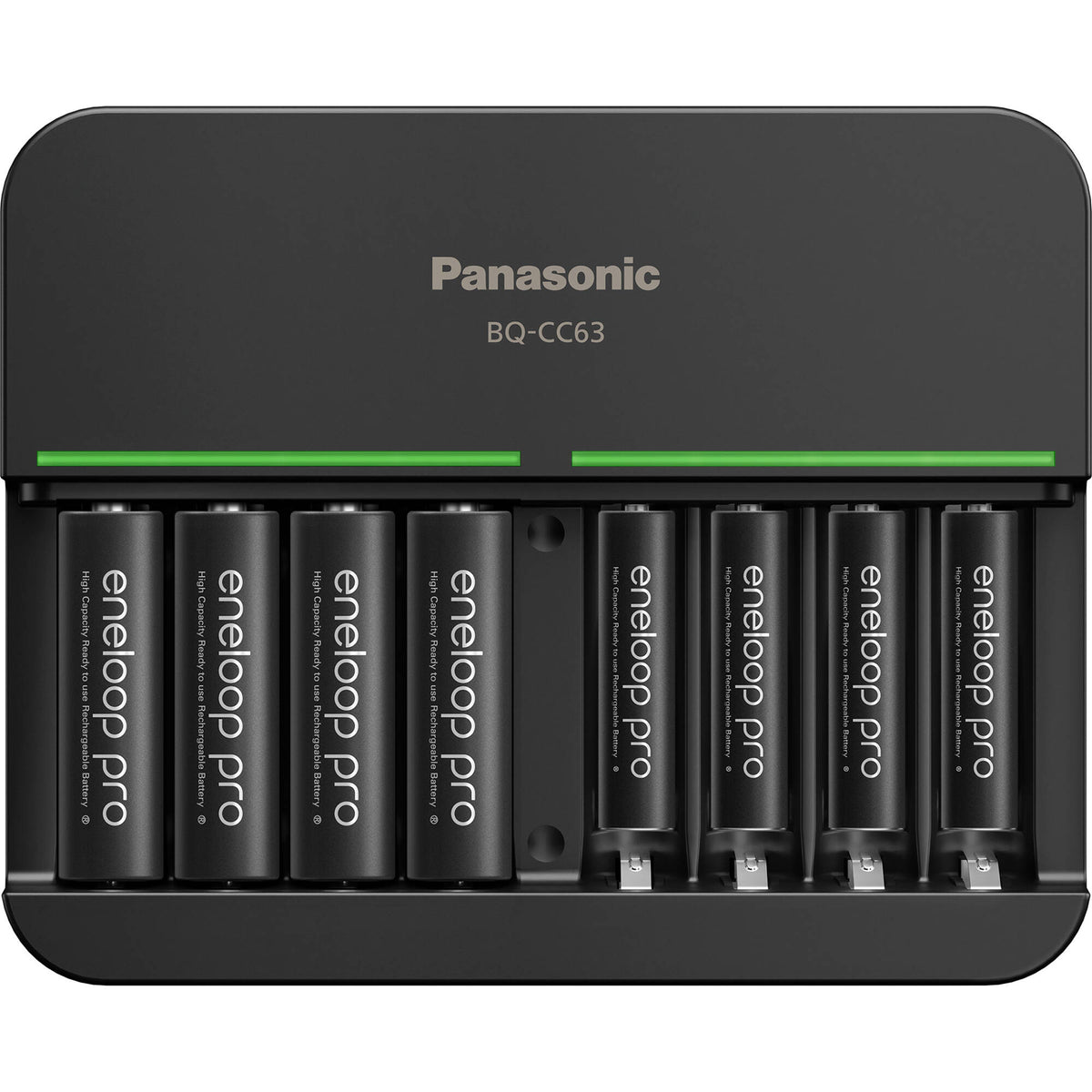 Cargador Panasonic BQ-CC63 eneloop Pro 8-Slot Quick con - vista principal
