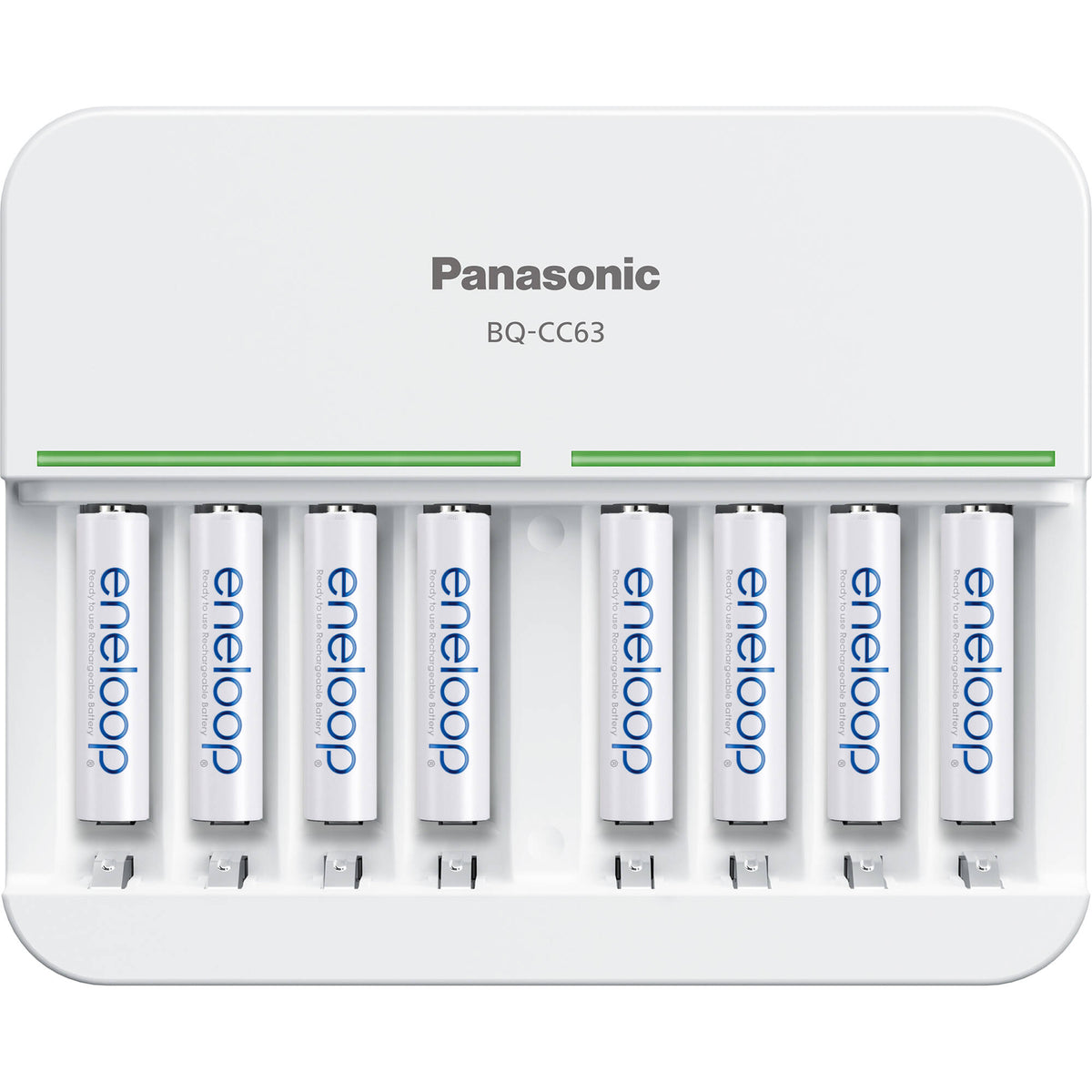 Cargador Panasonic eneloop recargables Ni-MH con (8 AAA ) - vista principal