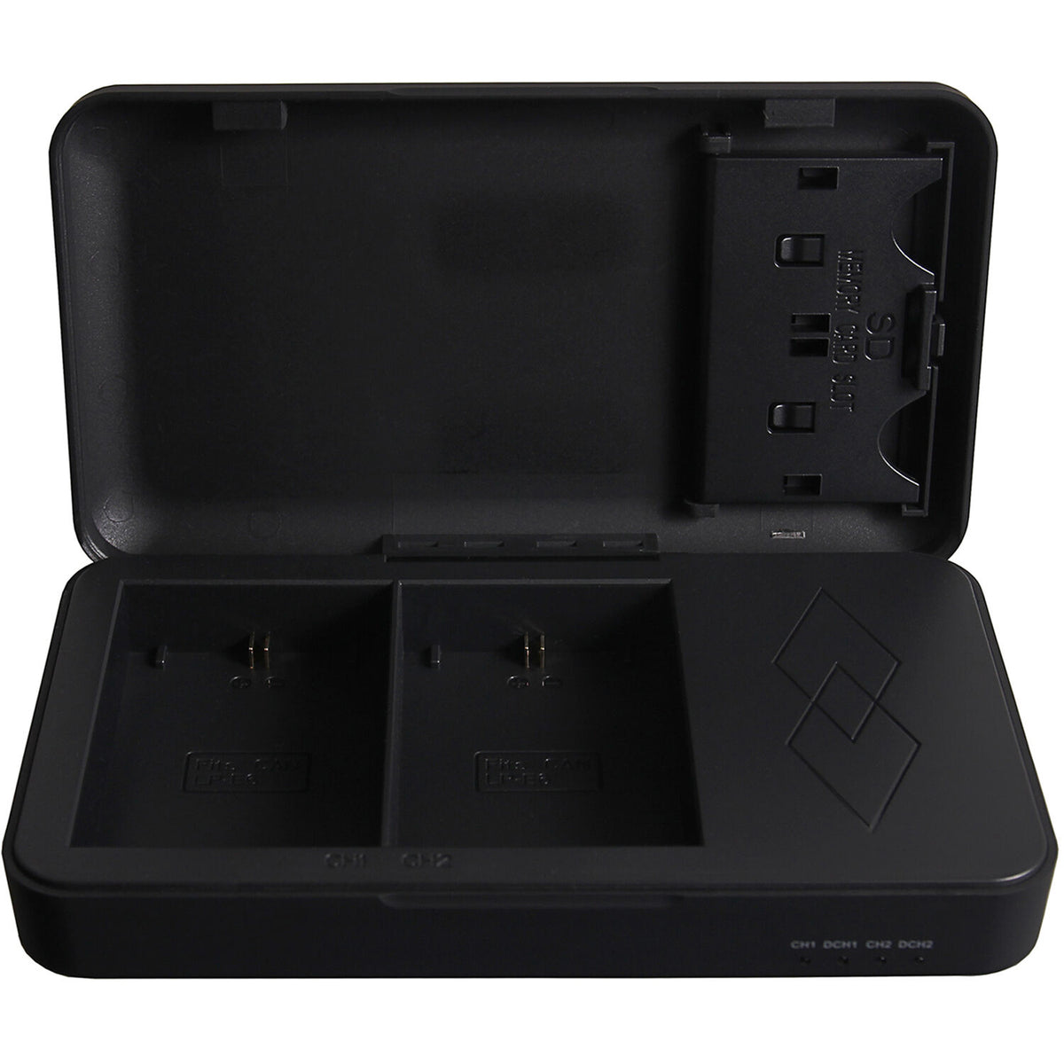 Cargador PATONA Dual con Power Bank para Canon LP-E6 - vista lateral