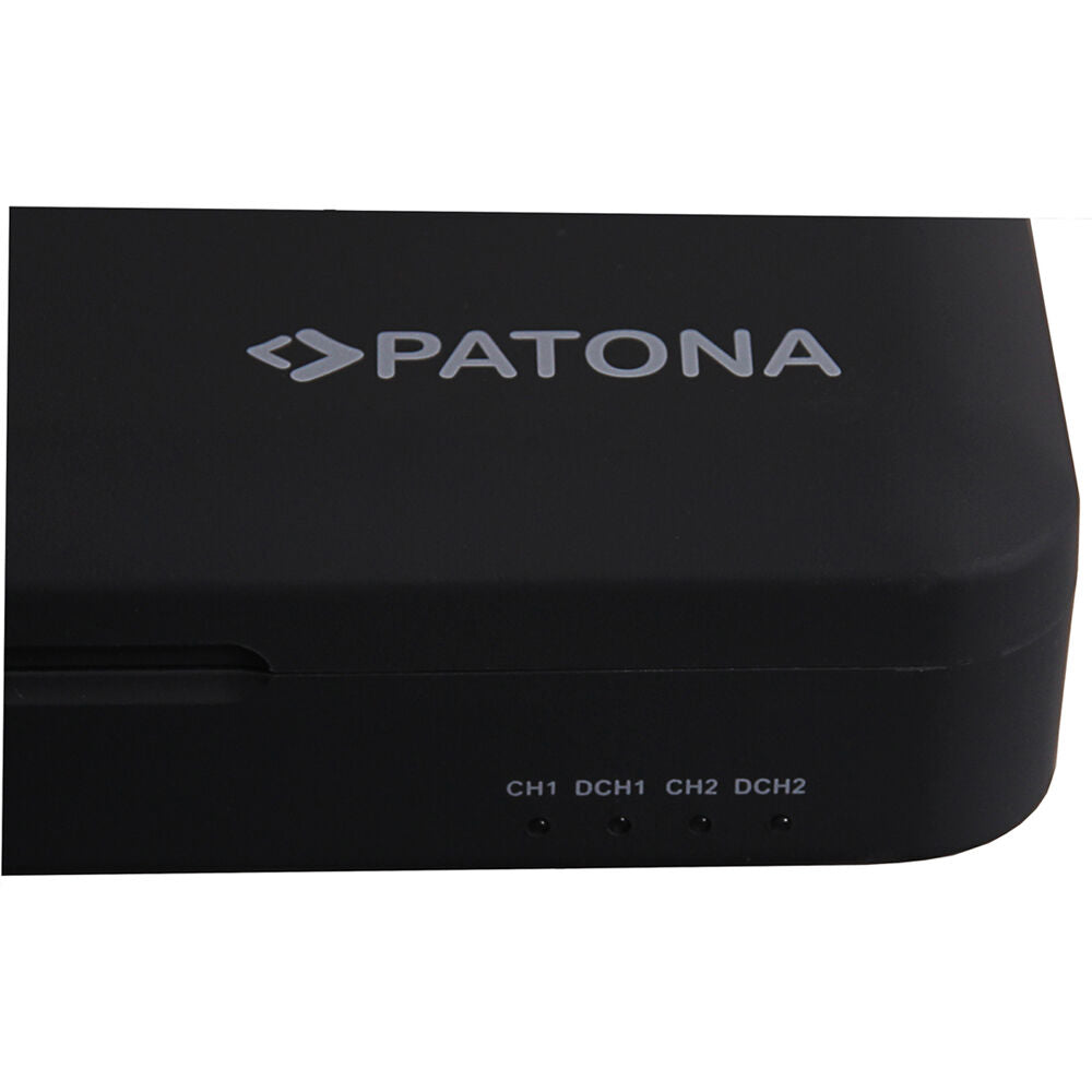 Cargador PATONA Dual con Power Bank para Canon LP-E6 - contenido de la caja