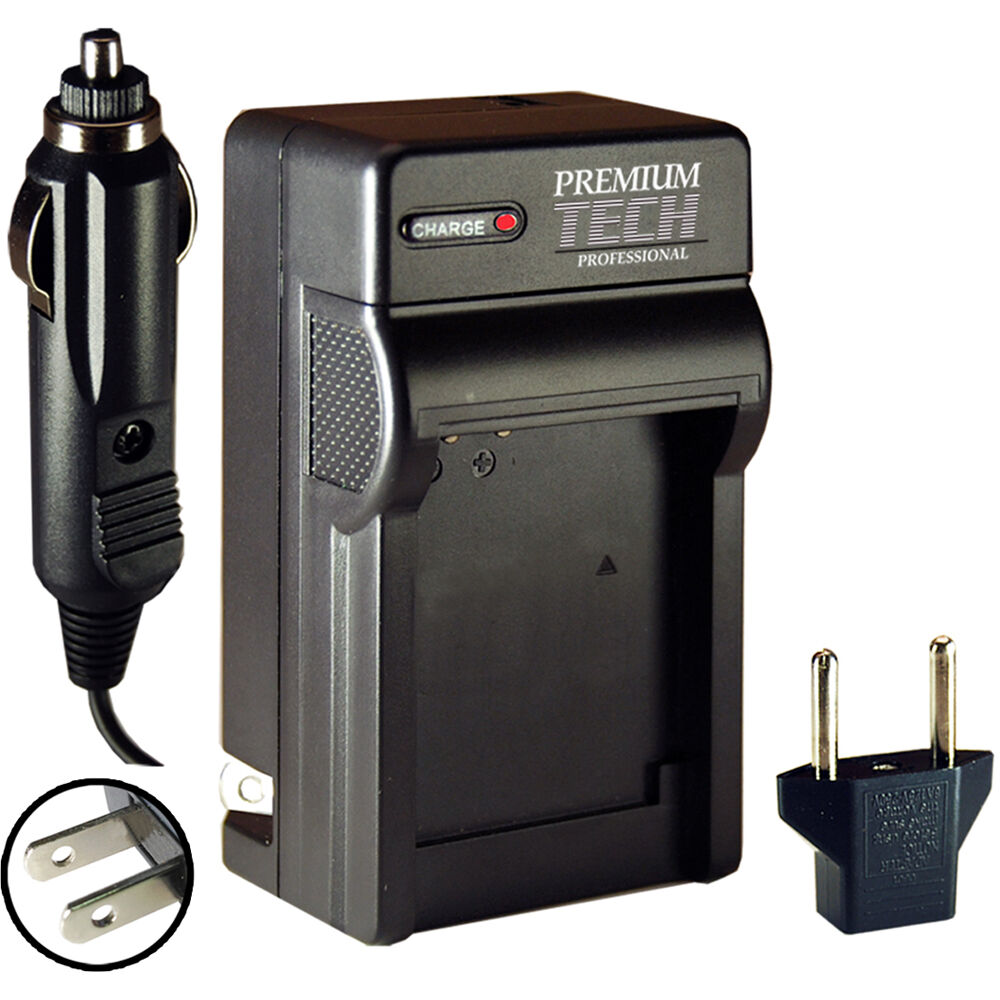 Cargador Premium Tech Professional Travel para Kodak LB-015 - vista trasera
