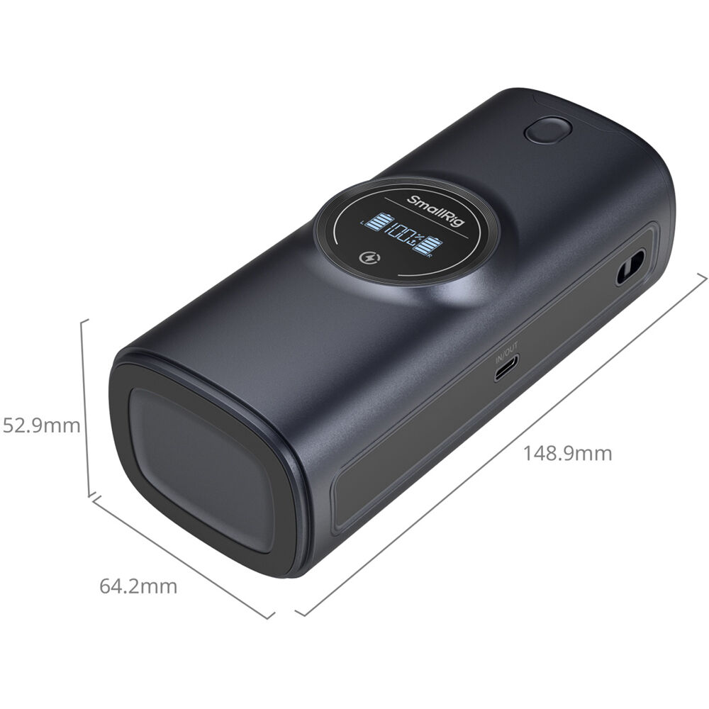 Cargador SmallRig EN-EL15C Power Bank 2 bahías Case - contenido de la caja
