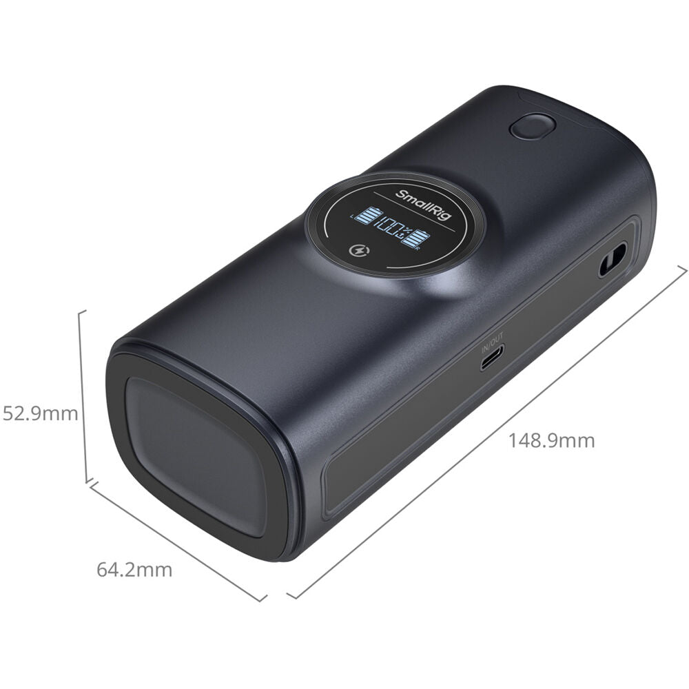 Cargador SmallRig LP-E6P/LP-E6NH Power Bank 2 bahías Case - contenido de la caja