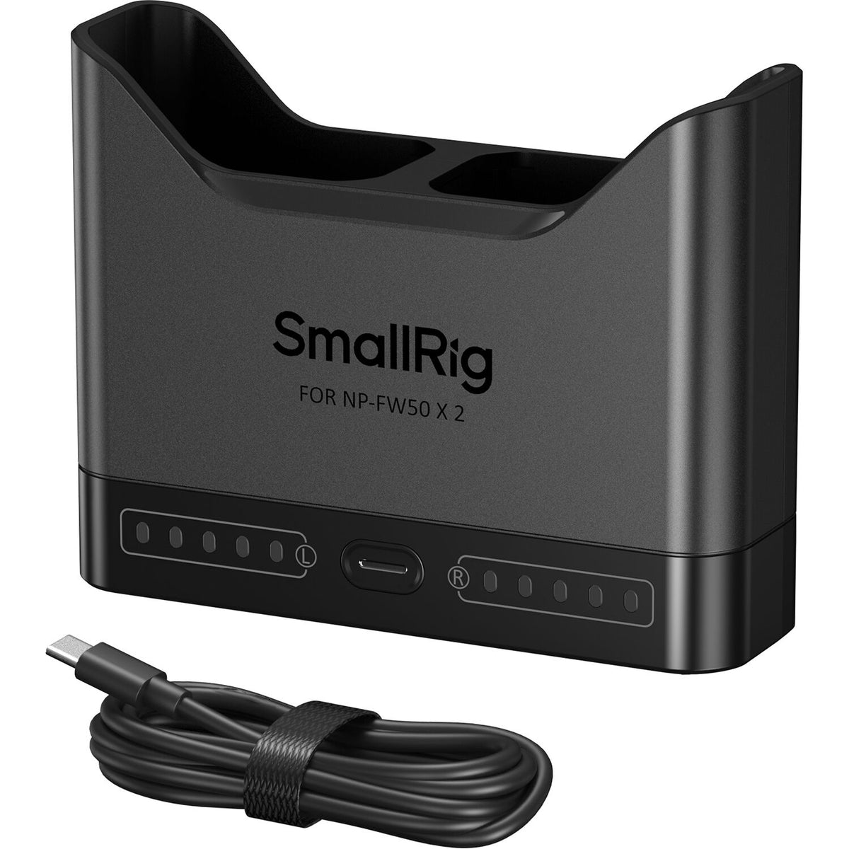 Cargador SmallRig NP-FW50 Dual Camera - en uso