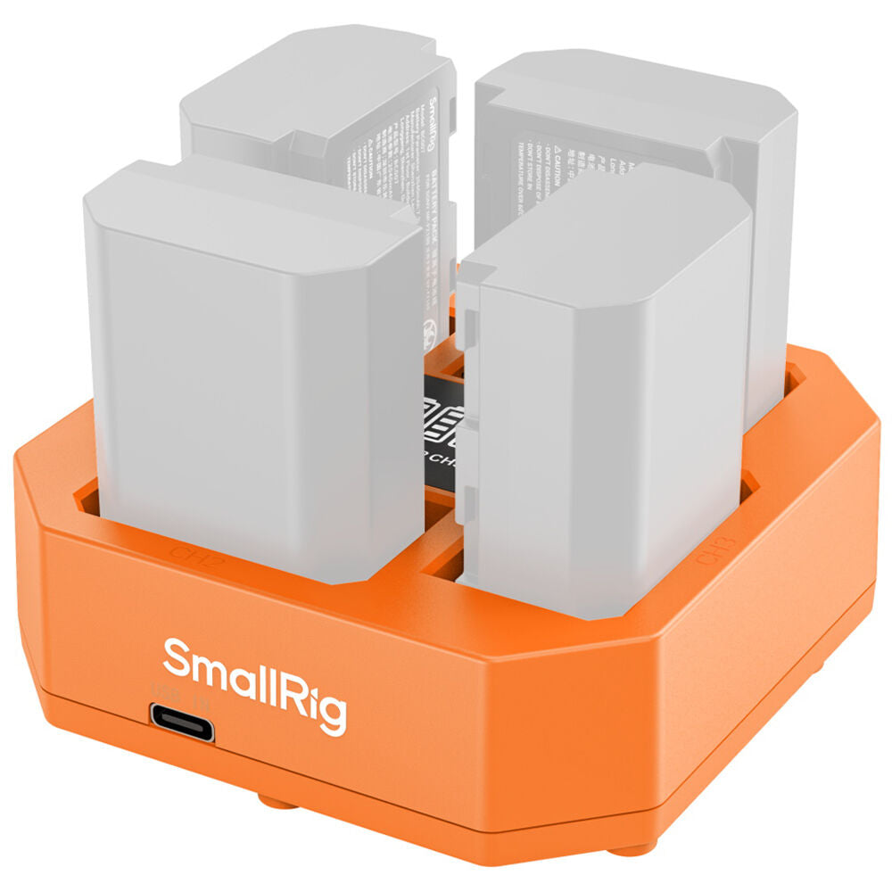 Cargador SmallRig NP-FZ100 4-Channel Camera - vista frontal