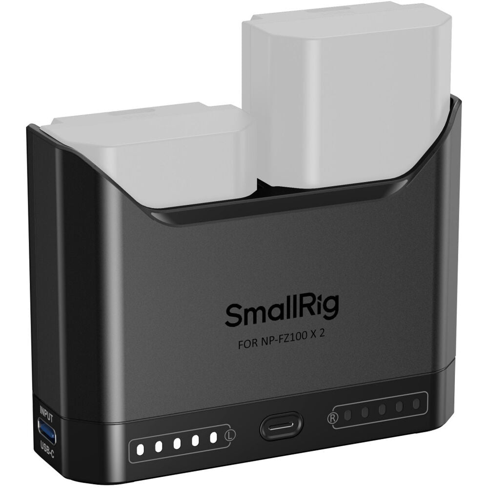Cargador SmallRig NP-FZ100 Camera Double Bay - vista frontal