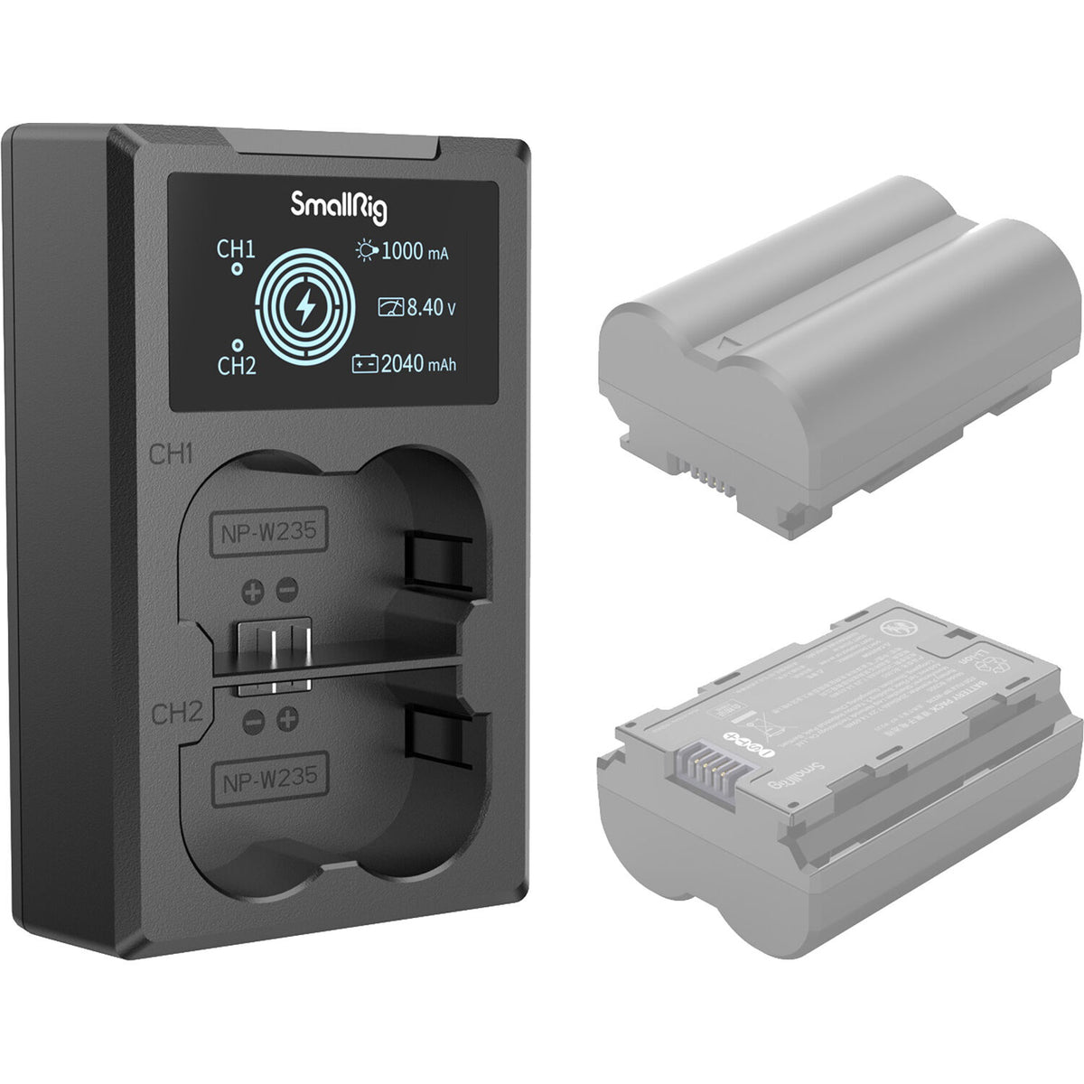 Cargador SmallRig NP-W235 Camera - vista trasera