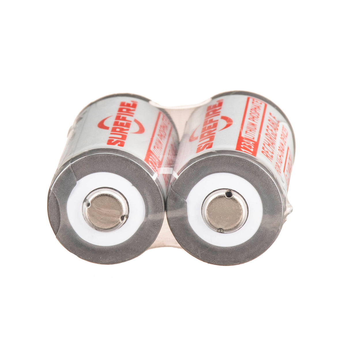 Cargador SureFire 123A recargables Lithium Phosphate 2-Pack con Kit - vista lateral