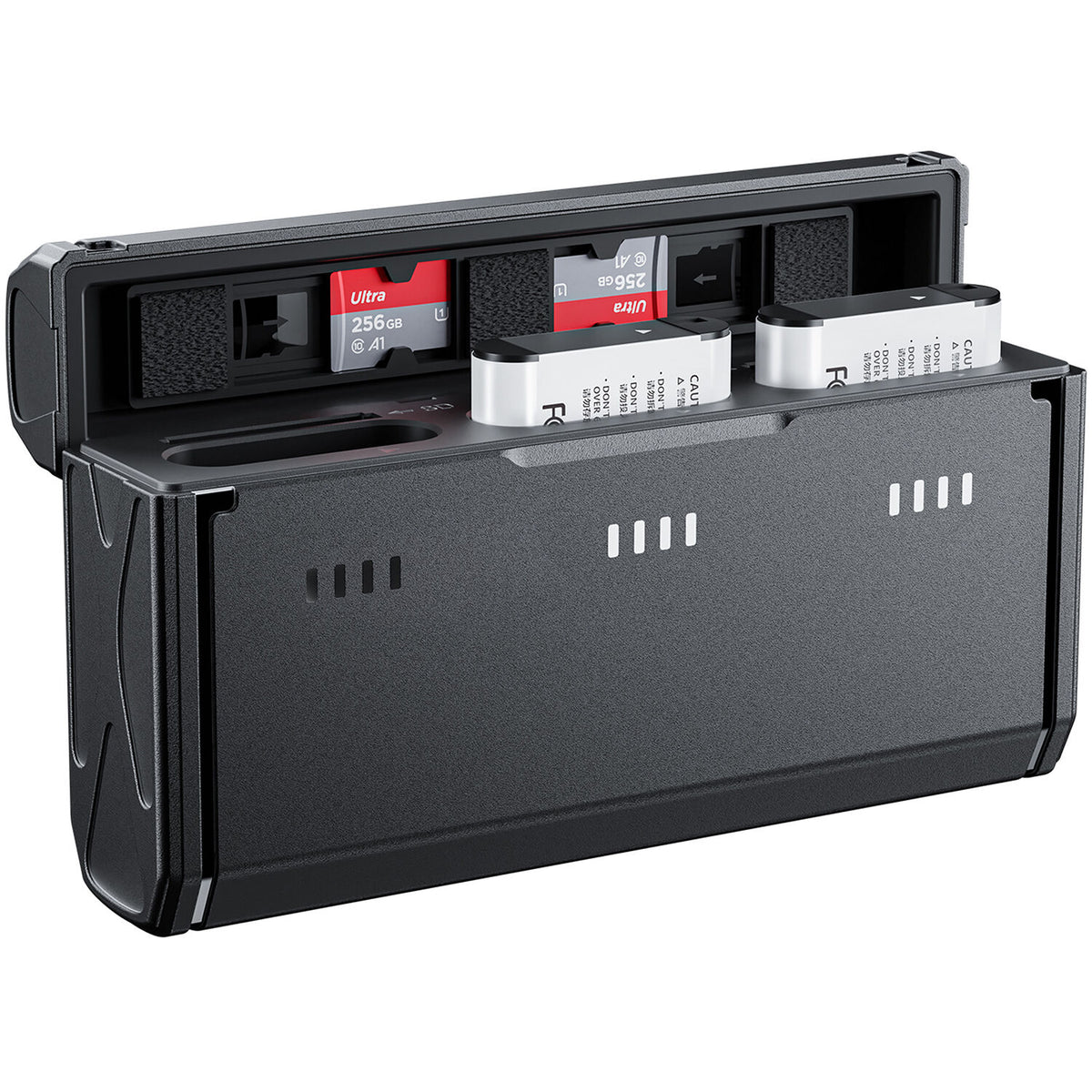 Cargador TELESIN NP-BX1 Portable Charging Case - en uso