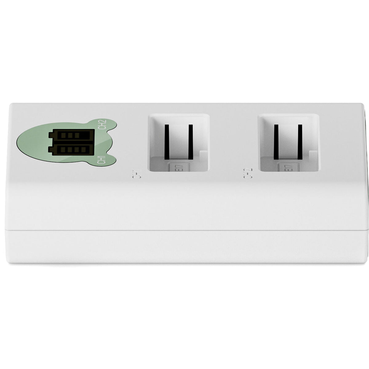 Cargador Tilta 2-Channel para LP-E17 (Ash Green) - vista frontal