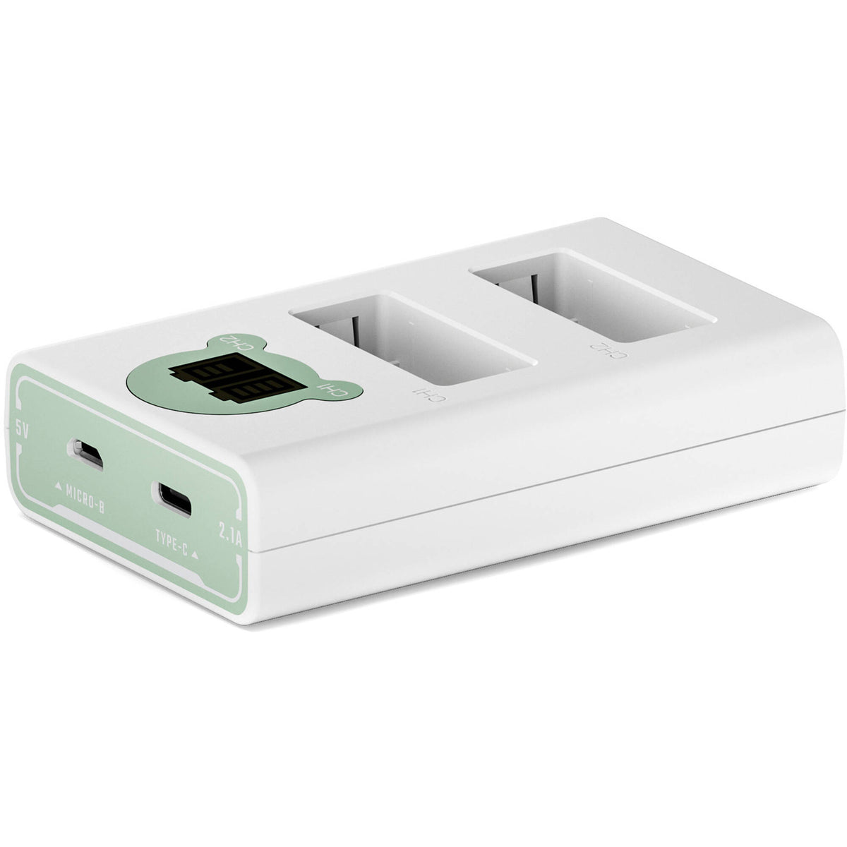 Cargador Tilta 2-Channel para LP-E17 (Ash Green) - vista trasera