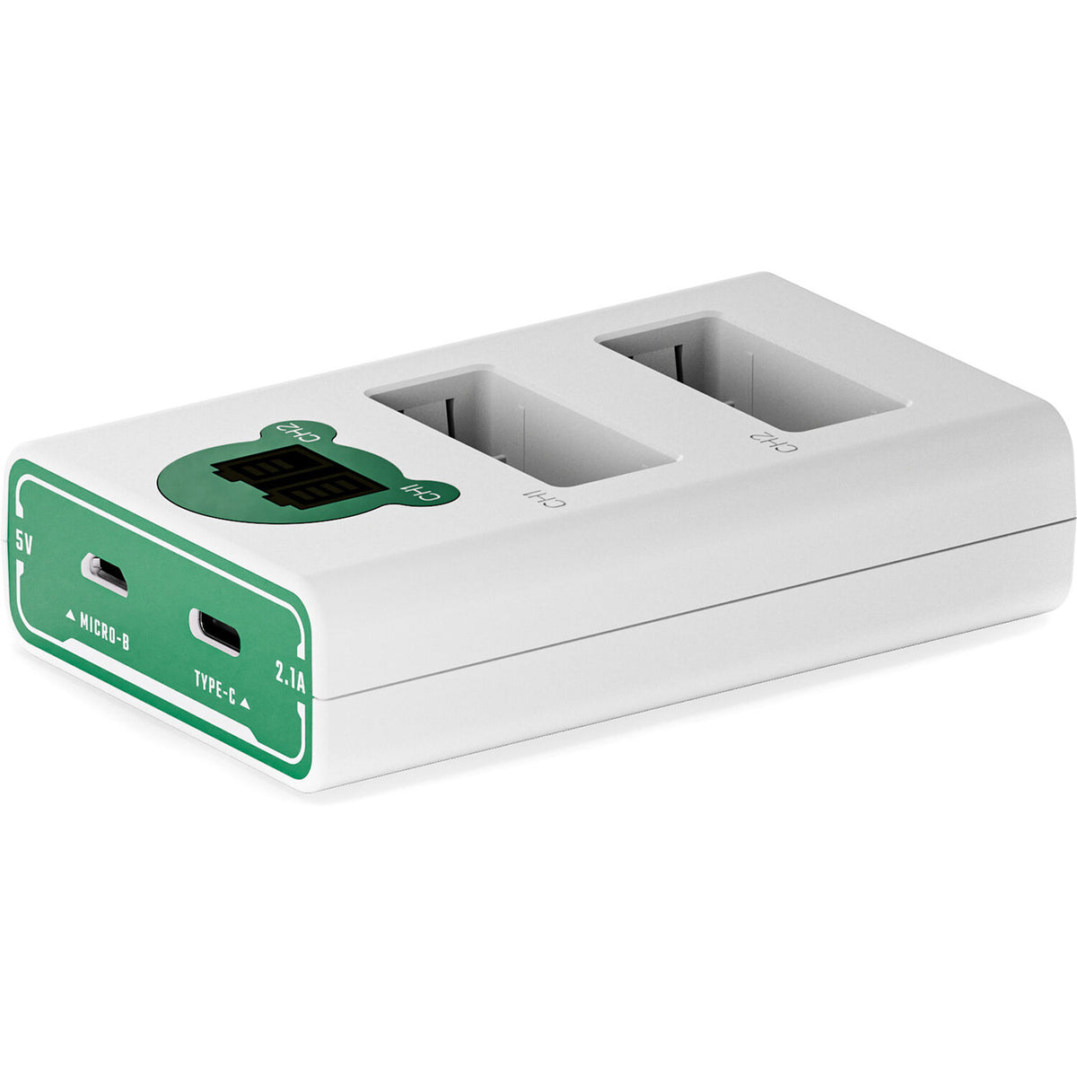 Cargador Tilta 2-Channel para LP-E17 (Forest Green) - vista trasera