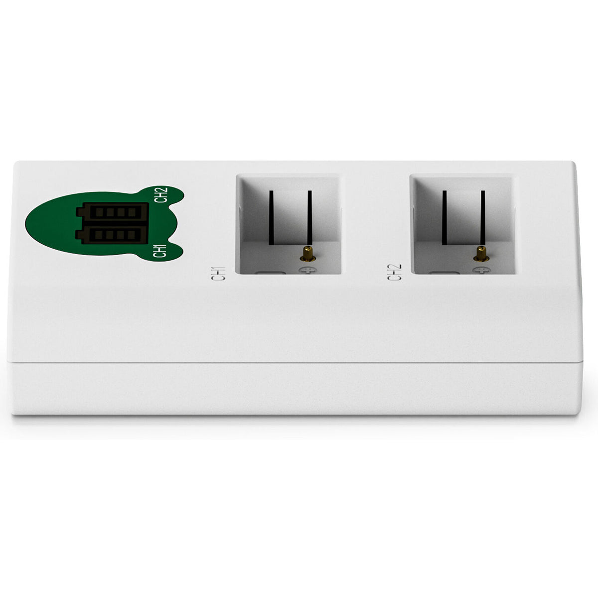 Cargador Tilta 2-Channel para NP-W126S (Forest Green) - vista frontal