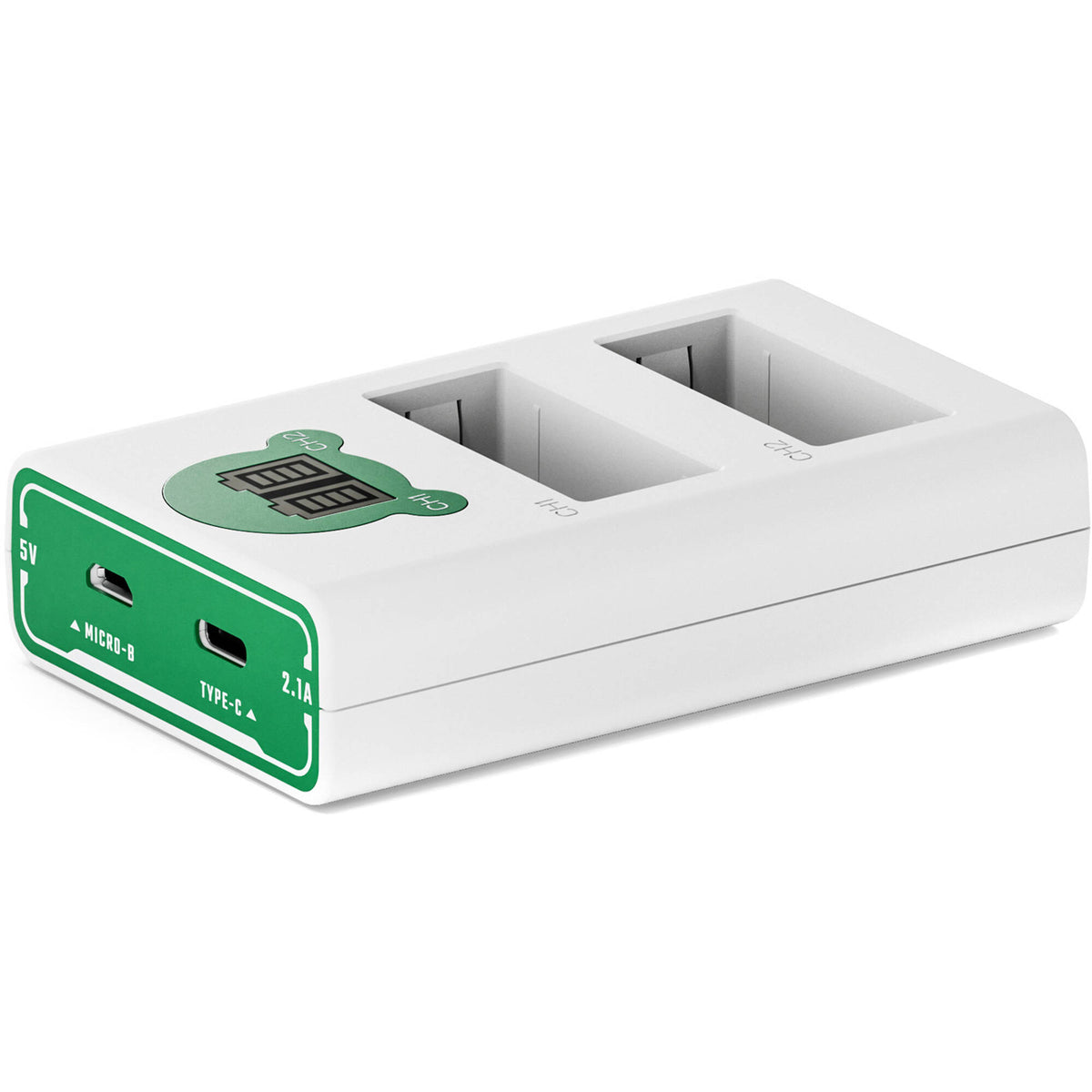 Cargador Tilta 2-Channel para NP-W126S (Forest Green) - vista trasera