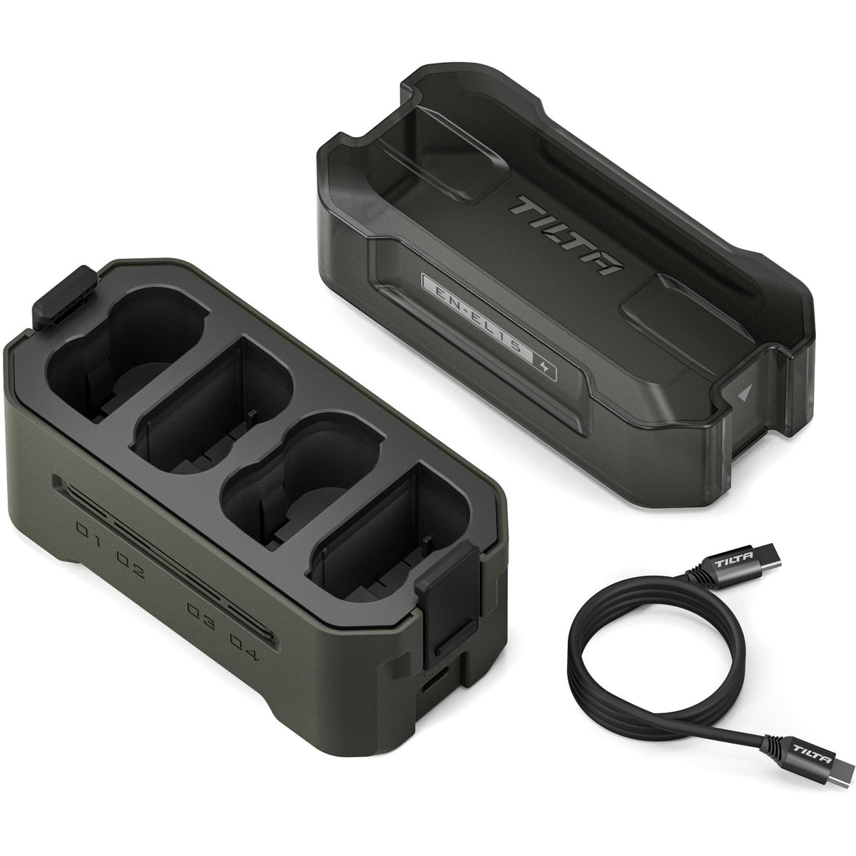 Cargador Tilta Portable Charging Station para EN-EL15C - vista lateral