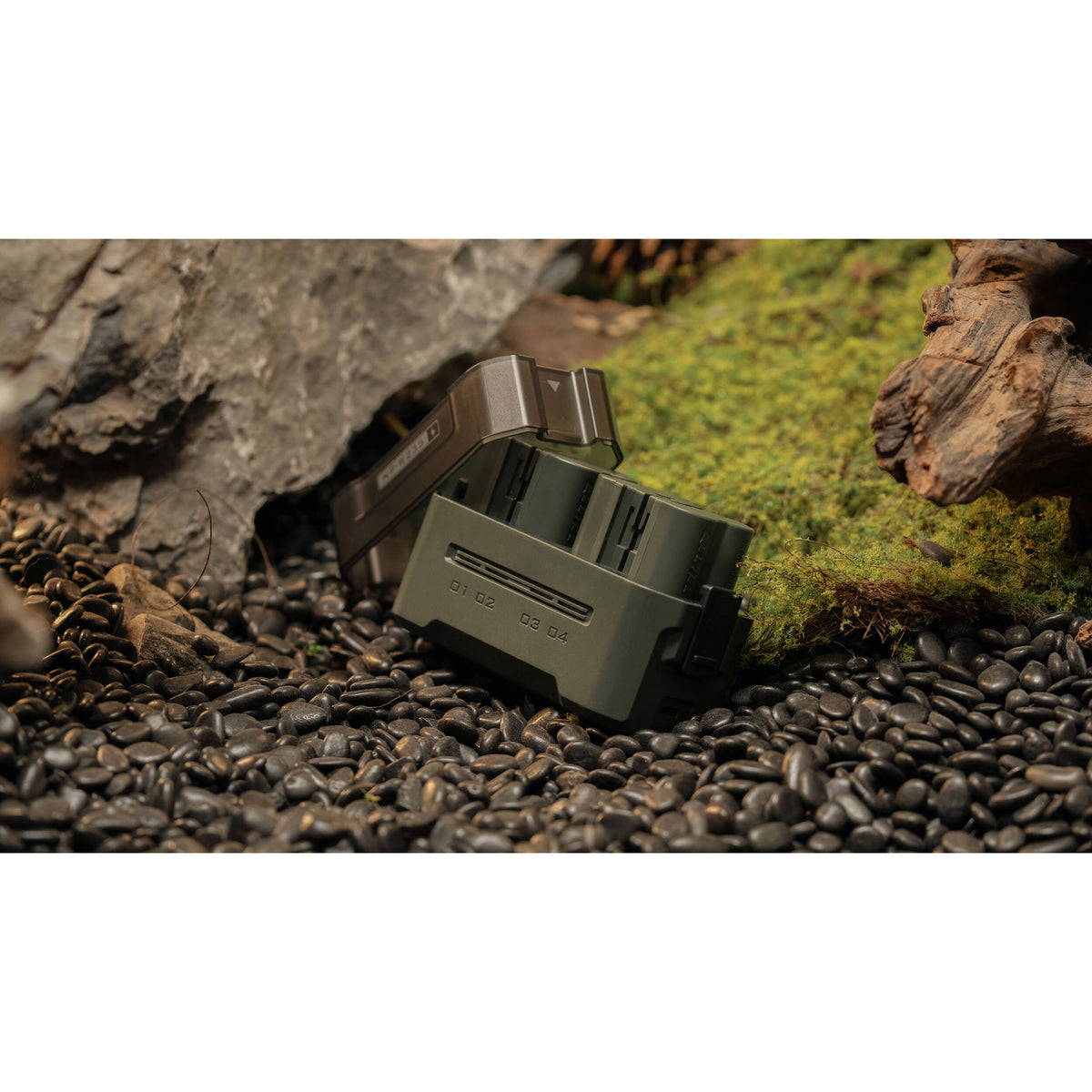 Cargador Tilta Portable Charging Station para NP-W235 - puertos y conexiones