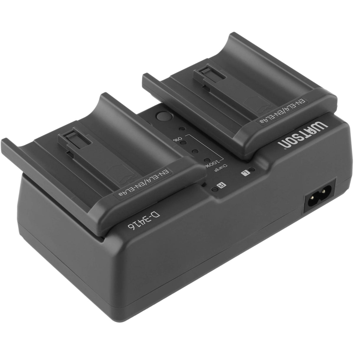 Cargador Watson Duo para EN-EL18, EN-EL18a, EN-EL18b, y EN-EL18c y EN-EL4-Series recargables - vista principal