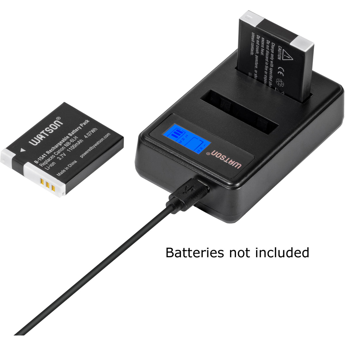Cargador Watson Mini Duo para Canon NB-6L - detalle