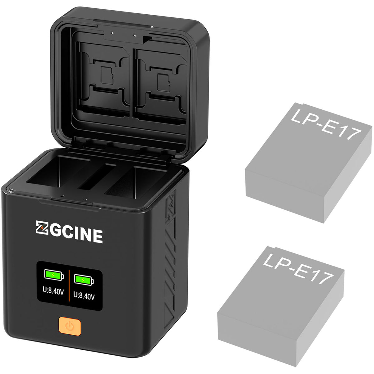 Cargador ZGCINE Fast Dual para Canon LP-E17 - vista principal