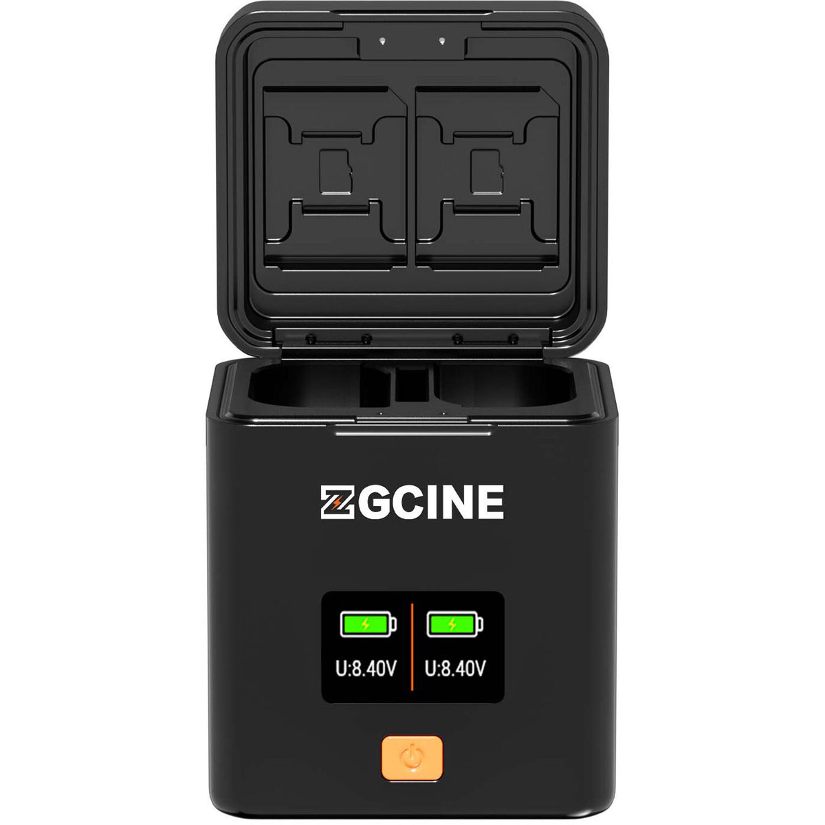 Cargador ZGCINE Fast Dual para Canon LP-E17 - vista frontal