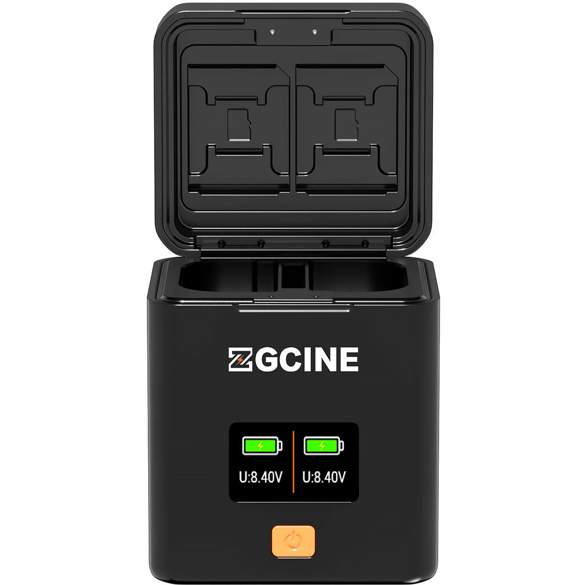 Cargador ZGCINE Fast Dual para Canon LP-E6/E6N/E6NH/E6P - vista lateral