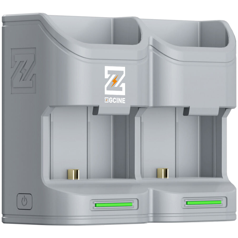 Cargador ZGCINE PC2-LPE6 Travel Charging Case para Canon LP-E6/N/NH/E6P (Gray) - vista trasera
