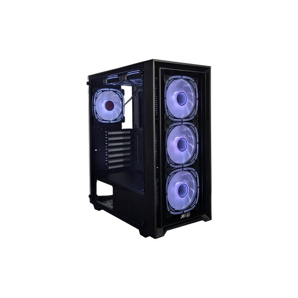 Case Jemip Gaming Nexus - ATX - 6 Ventiladores - Vidrio Templado - Negro - JPGNEXUS-ATXB - Imagen 1