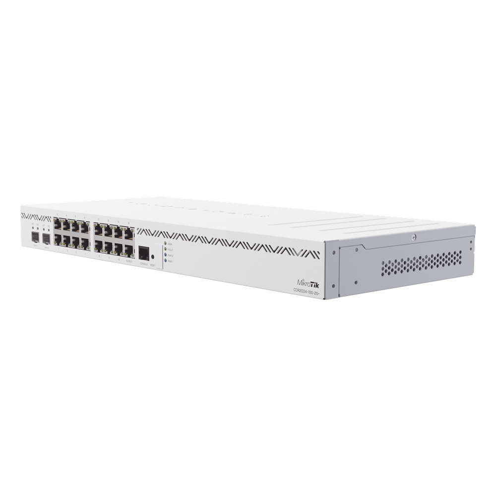 Cloud Core Router 16 puertos Gigabit Mikrotik CCR2004-16G-2S+