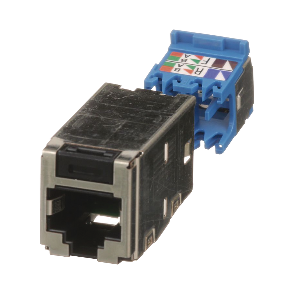 Conector Jack RJ45 Blindado Panduit CJS6X88TGY Negro