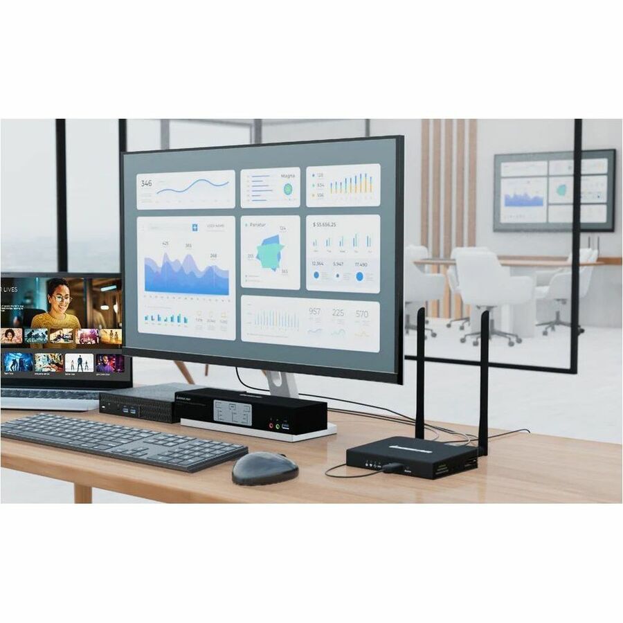 Conmutador AV IOGEAR Wireless 4K HDMI Video Extension Kit - vista 6