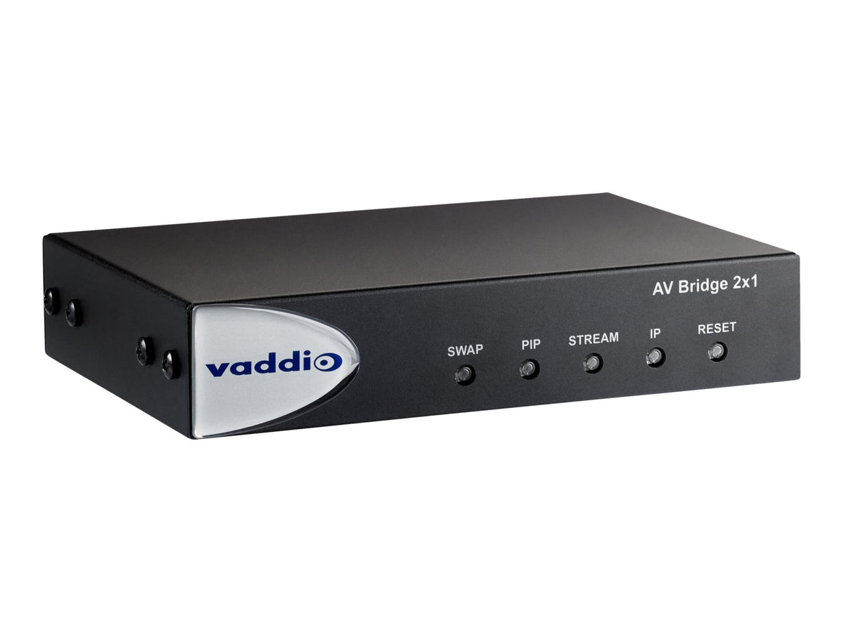 Conmutador AV Vaddio AV Bridge 2x1 Video and Audio Mixer - vista 2