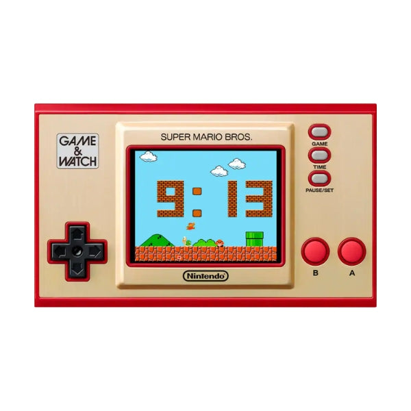 consola-nintendo-game-&-watch-super-mario-bros-the-lost-levels-ball-con-reloj-digital-tan