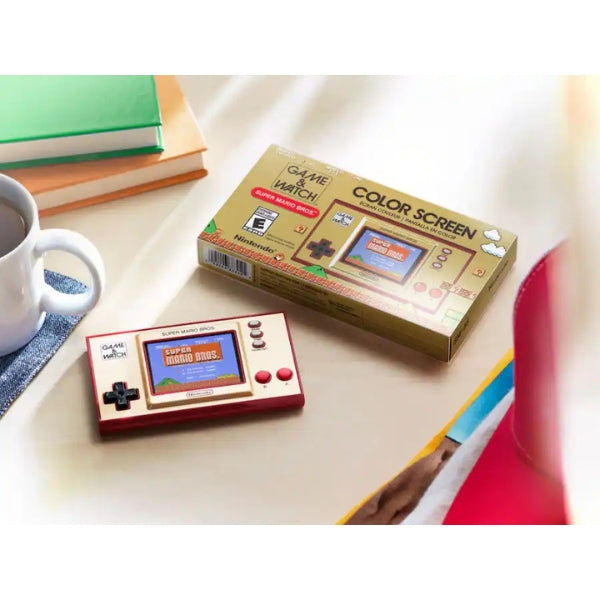 consola-nintendo-game-&-watch-super-mario-bros-the-lost-levels-ball-con-reloj-digital-tan