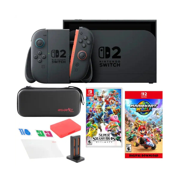 consola-nintendo-switch-2-mario-kart-world-super-smash-bros-ultimate-bundle-256gb-79-1080p-120hz-hdr-4k-con-accesorios-black