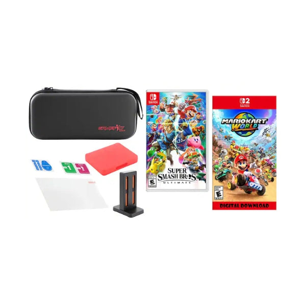 consola-nintendo-switch-2-mario-kart-world-super-smash-bros-ultimate-bundle-256gb-79-1080p-120hz-hdr-4k-con-accesorios-black