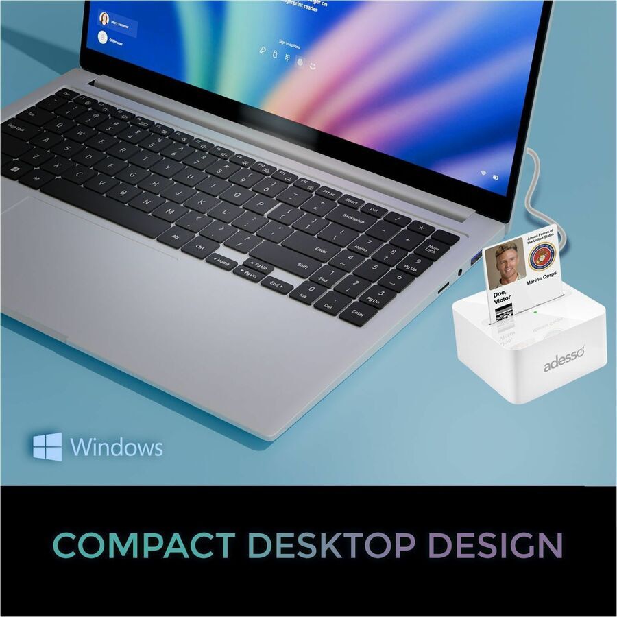 Control de Acceso Adesso Desktop Smart Carder Reader - vista 7