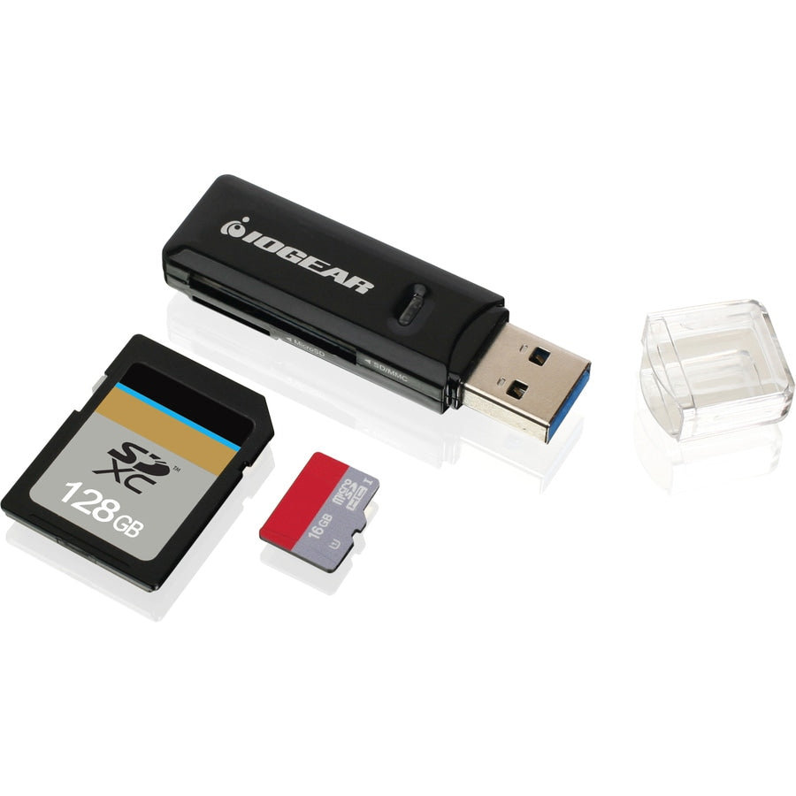 Control de Acceso IOGEAR Compact USB 3.0 SDXC/MicroSDXC Card Reader/Writer - vista 3