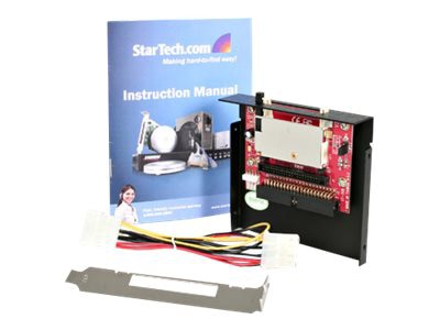 Control de Acceso StarTech.com StarTech 3.5in Drive Bay IDE to Single CF SSD Adapter Card Reader - vista 2