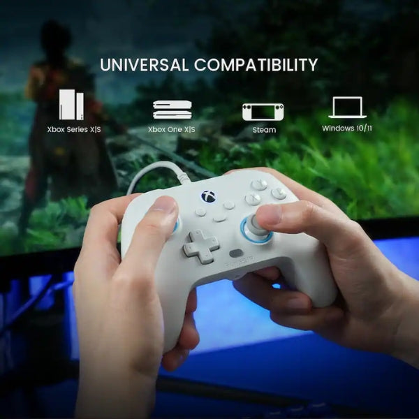 control-gaming-cableado-gamesir-t7-con-joysticks-hall-effect-y-conector-35-mm-para-xbox-series-xs-xbox-one-y-pc-blanco-volt
