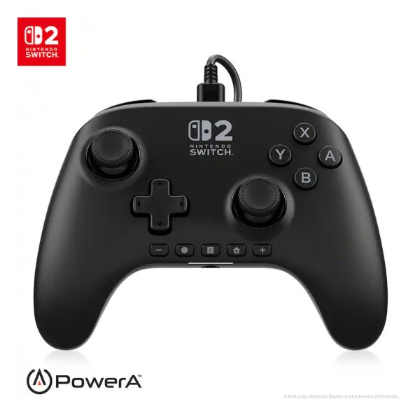 control-gaming-cableado-powera-advantage-wired-con-joysticks-hall-effect-y-botones-programables-para-nintendo-switch-2-negro